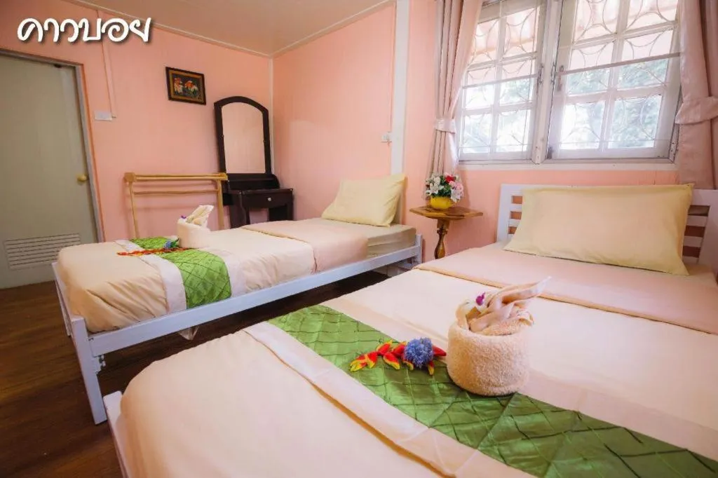 Bed in Raisongrao Resort Khao Kho