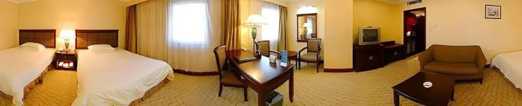 Bed in AC Embassy Hotel Bed in AC Embassy Hotel