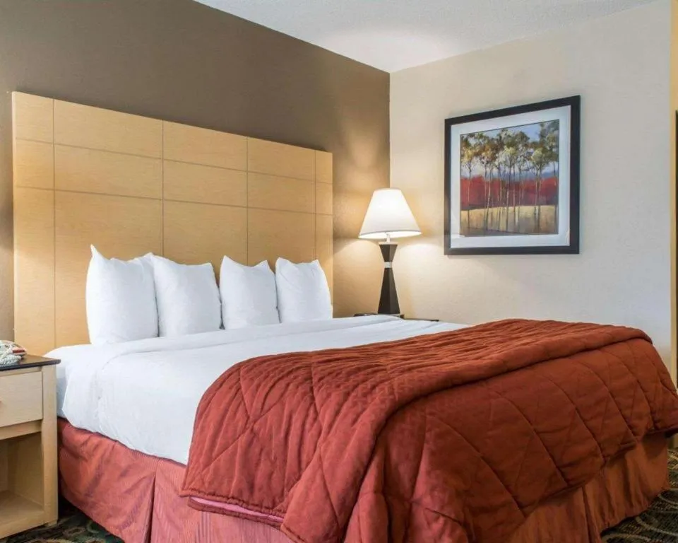 Bed in Quality Inn Geneseo