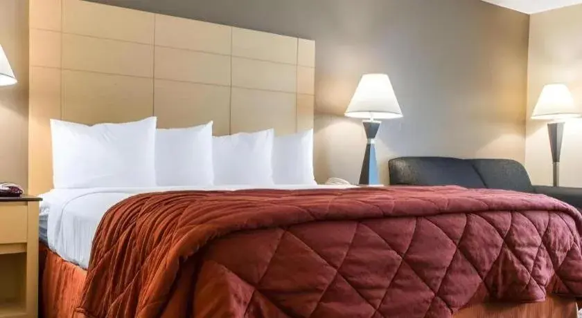 Bed in Quality Inn Bed in Quality Inn