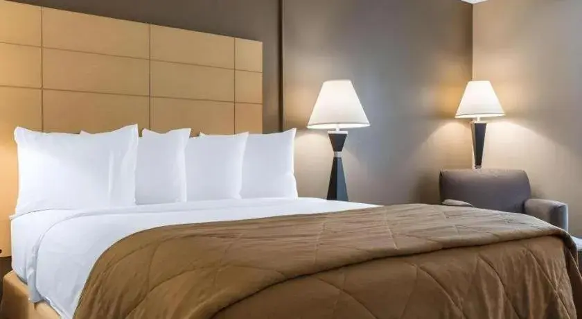 Bed in Quality Inn Bed in Quality Inn