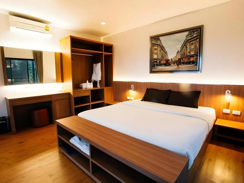 Bed in Chantara Valley Resort