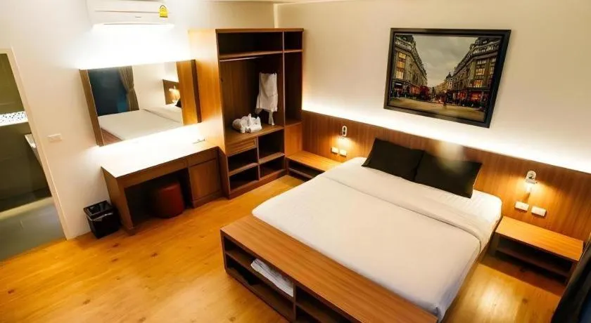 Bed in Chantara Valley Resort