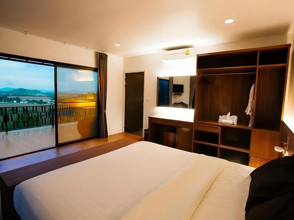 Bed in Chantara Valley Resort