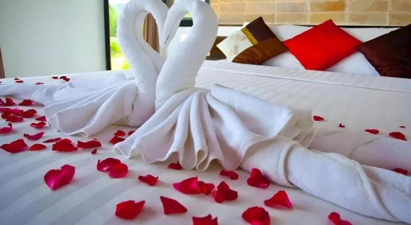 Bed in Chantara Valley Resort