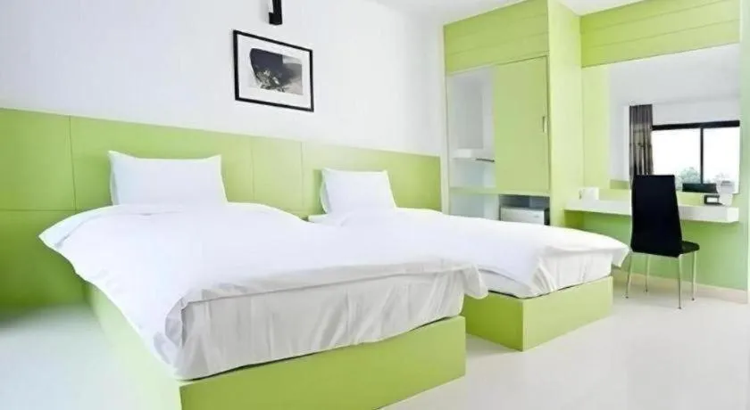 Bed in Siamgrand Hotel