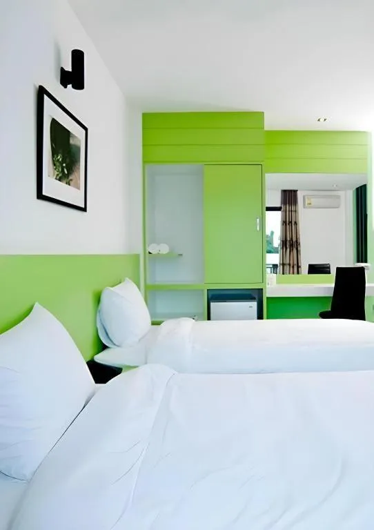 Bed in Siamgrand Hotel