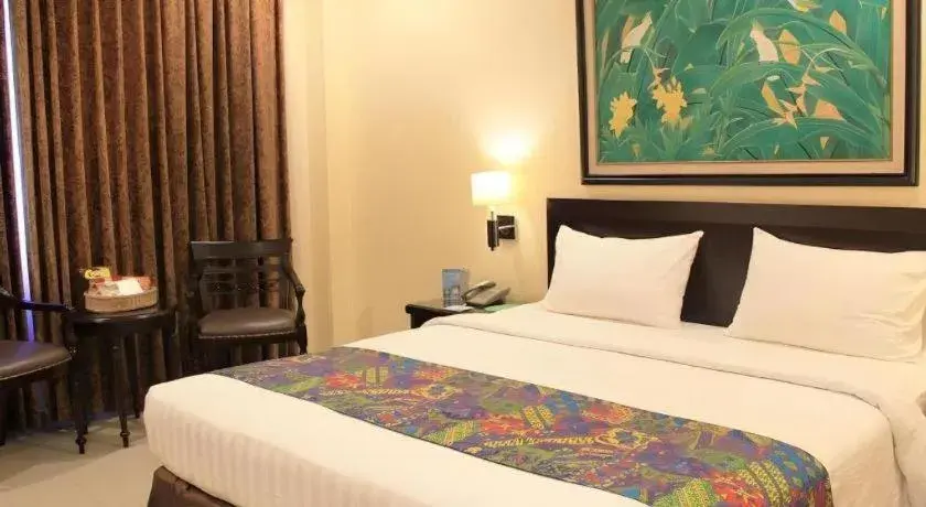 Bed in NARITA Classic Hotel Bed in NARITA Classic Hotel