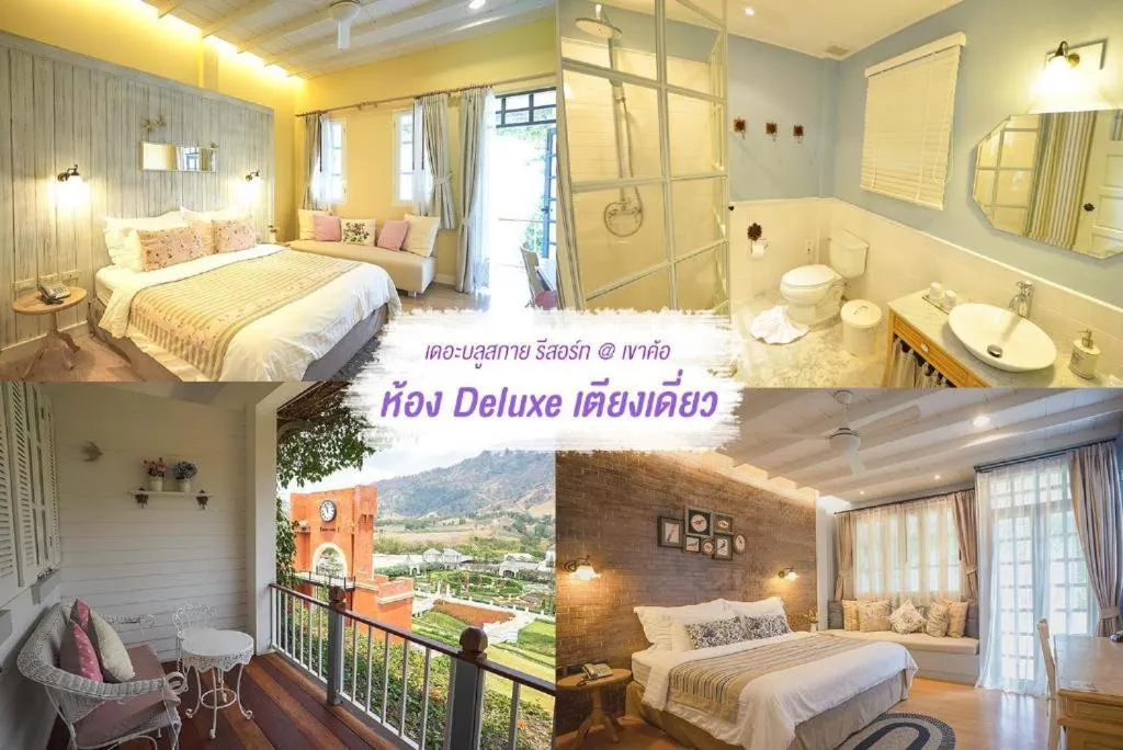 Bed in The Bluesky Resort @ Khao Kho