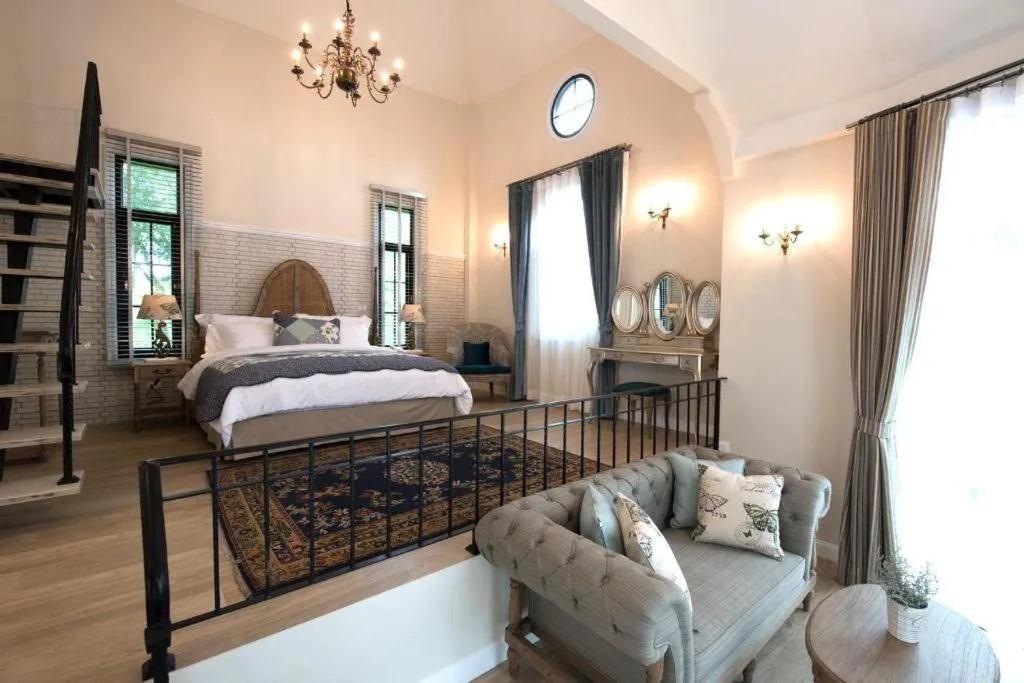 Bed in The Bluesky Resort @ Khao Kho