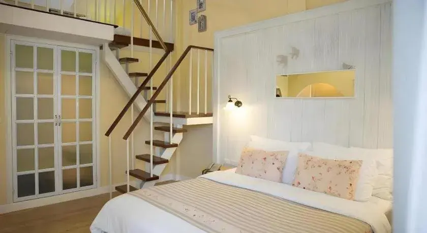 Bed in The Bluesky Resort @ Khao Kho Bed in The Bluesky Resort @ Khao Kho