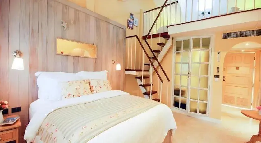 Bed in The Bluesky Resort @ Khao Kho Bed in The Bluesky Resort @ Khao Kho