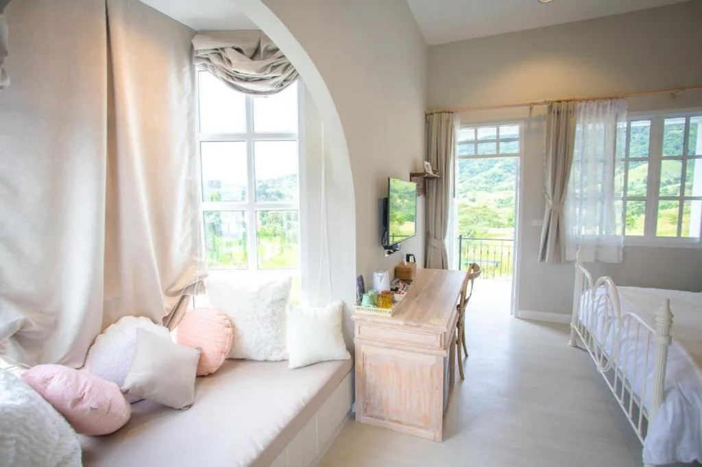 Bed in The Bluesky Resort @ Khao Kho