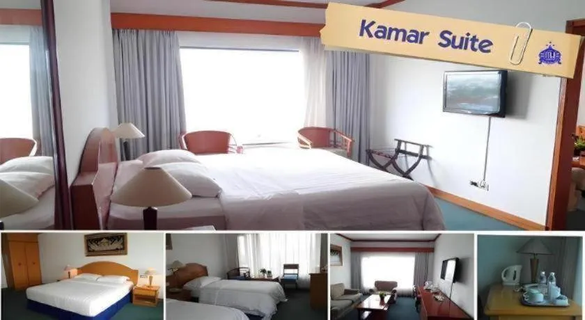 Bed in Hotel Marcopolo