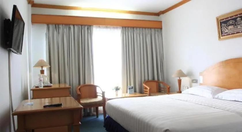 Bed in Hotel Marcopolo