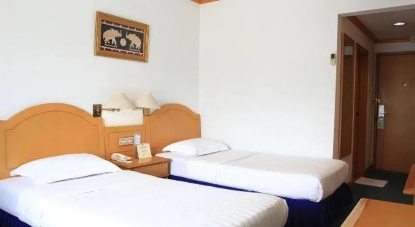 Bed in Hotel Marcopolo