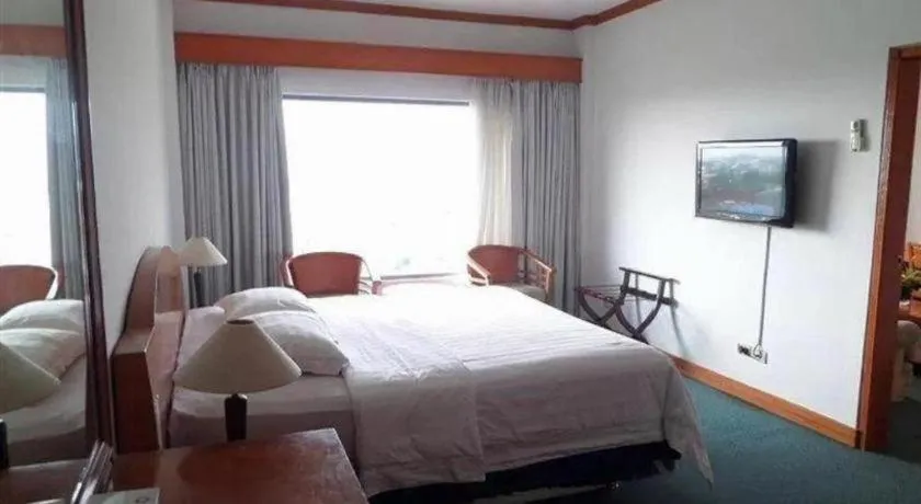 Bed in Hotel Marcopolo