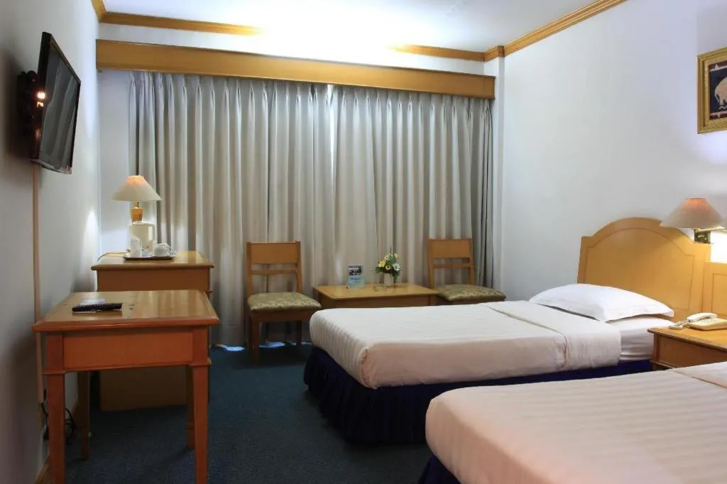 Bed in Hotel Marcopolo