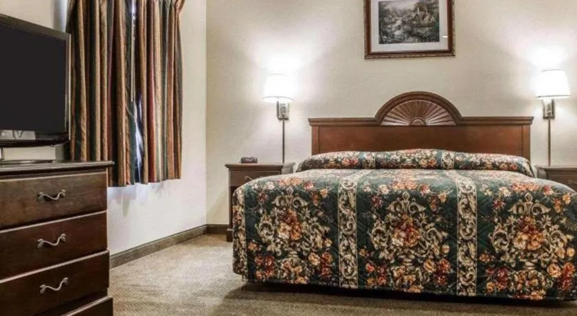 Bed in Econo Lodge Inn & Suites North Syracuse Airport