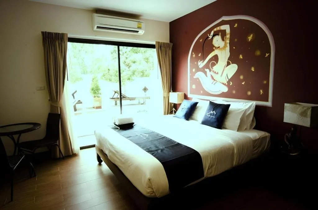 Bed in Maytara Hotel