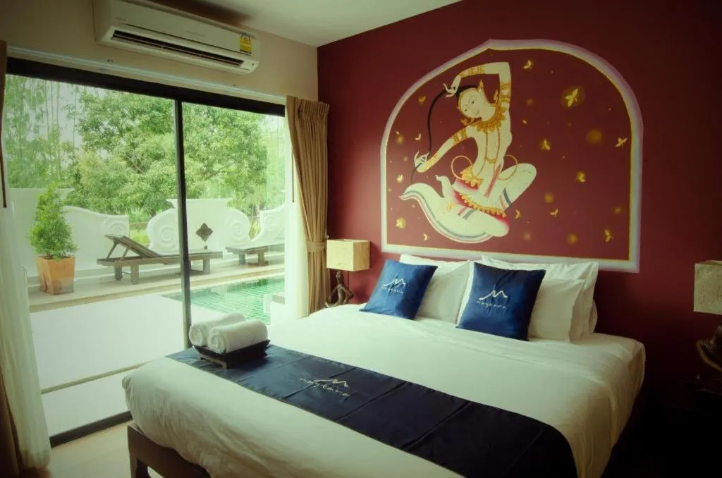 Bed in Maytara Hotel