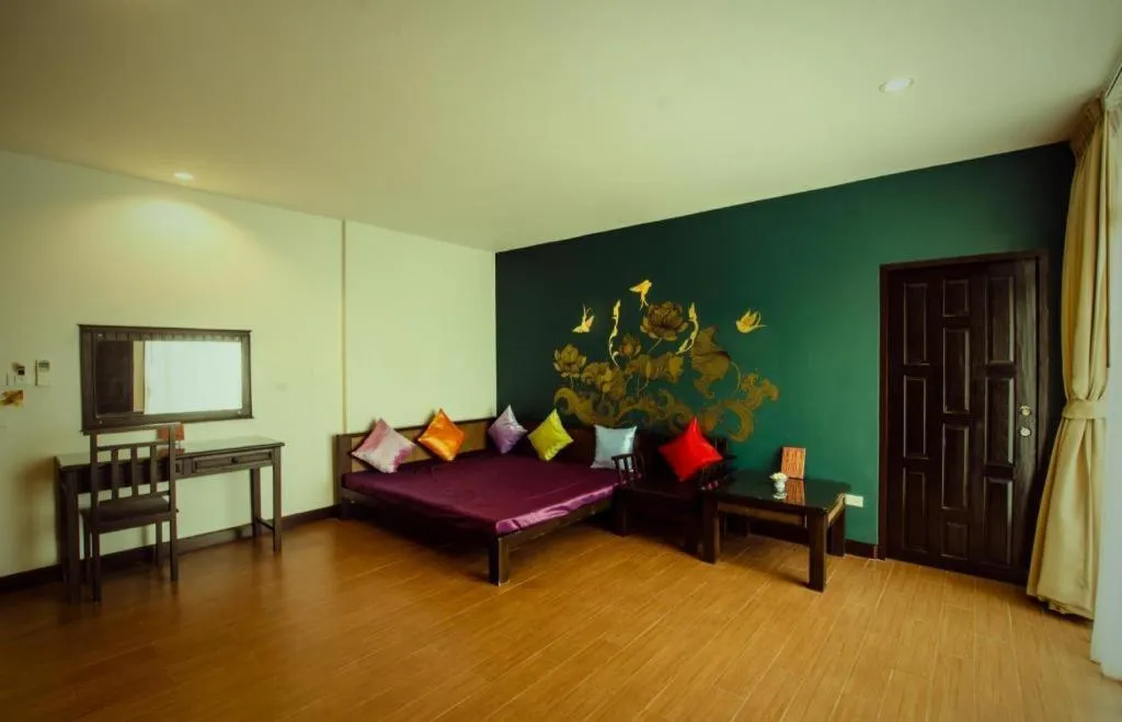 Bed in Maytara Hotel