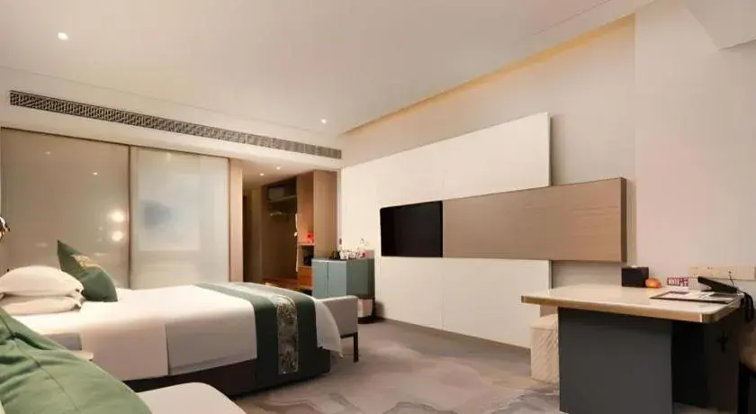 Bed in Zhangjiagang Guomao Hotel Bed in Zhangjiagang Guomao Hotel