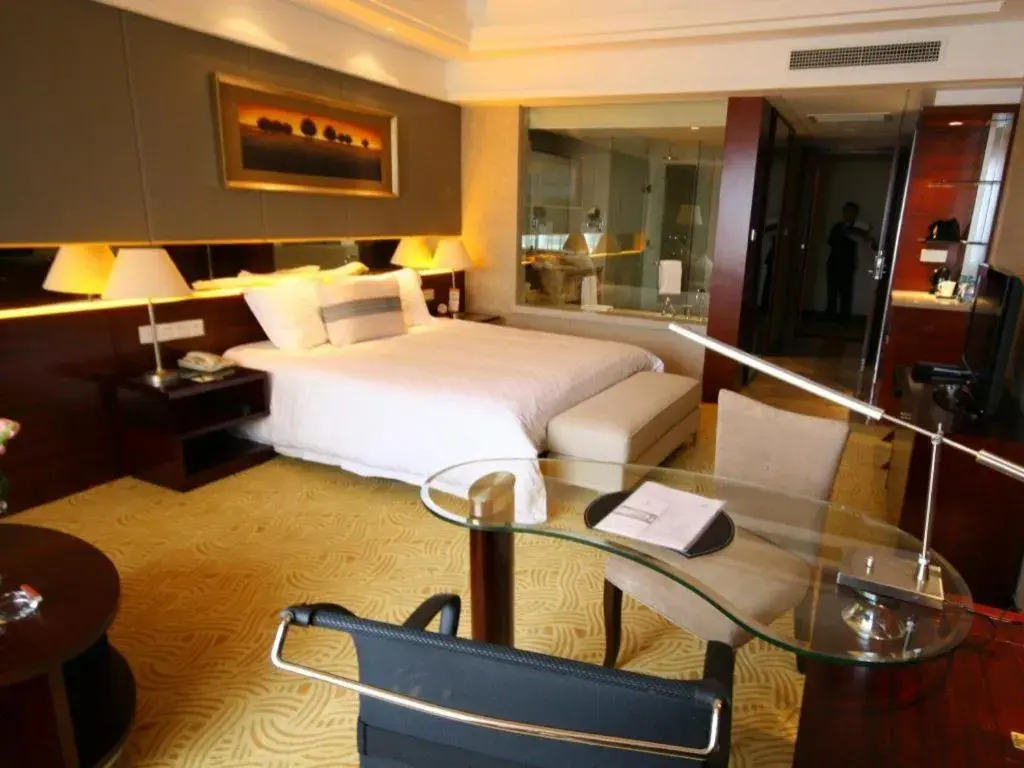 Bed in Zhangjiagang Guomao Hotel Bed in Zhangjiagang Guomao Hotel