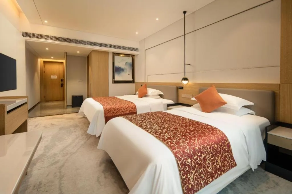 Bed in Zhangjiagang Guomao Hotel