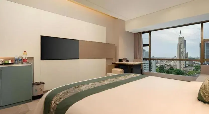 Bed in Zhangjiagang Guomao Hotel Bed in Zhangjiagang Guomao Hotel