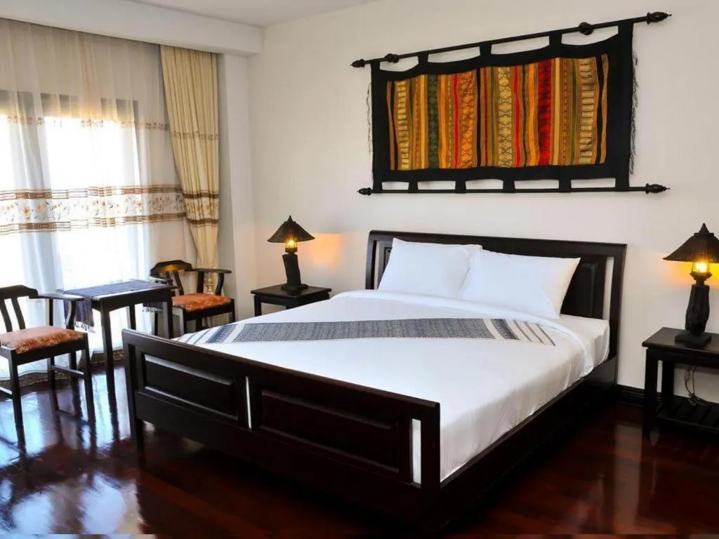 Bed in Daosavanh Resort & Spa Hotel