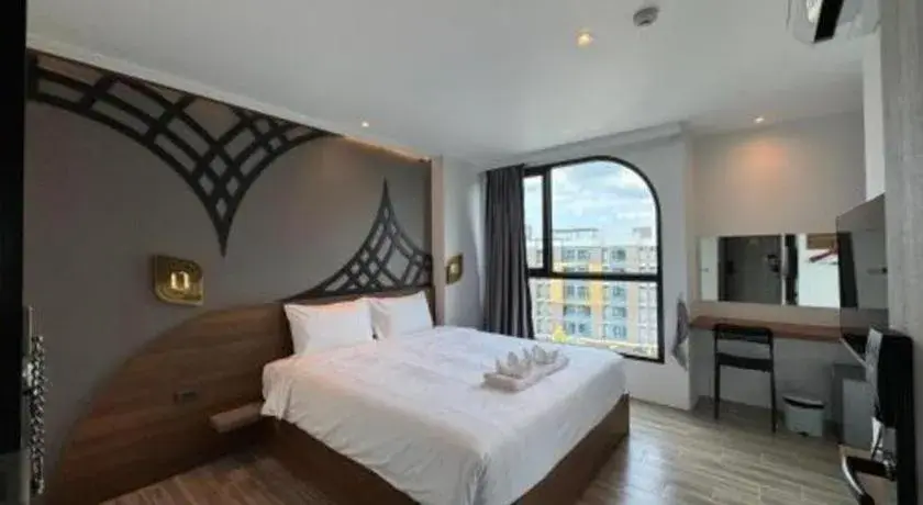 Bed in At Ayutthaya Hotel Bed in At Ayutthaya Hotel