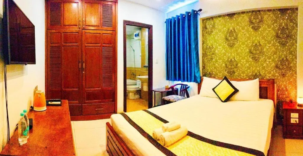 Bed in Whale Ocean View Hotel