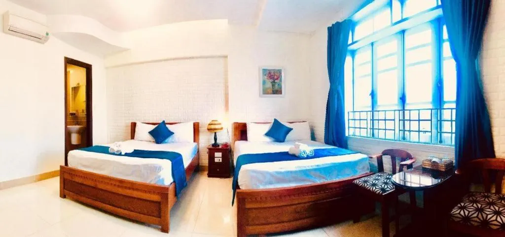 Bed in Whale Ocean View Hotel