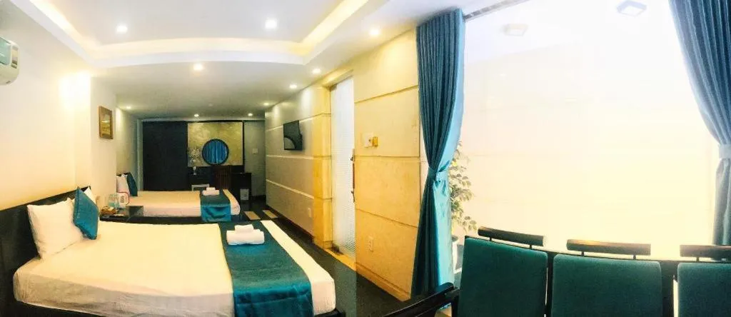 Bed in Whale Ocean View Hotel