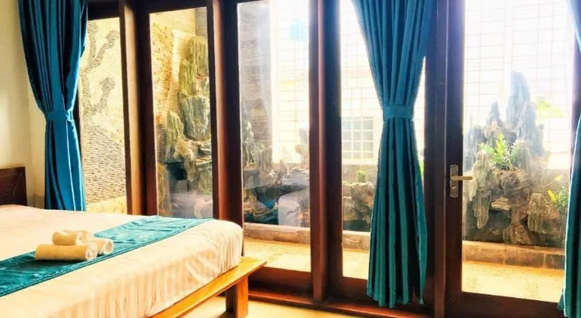 Bed in Whale Ocean View Hotel