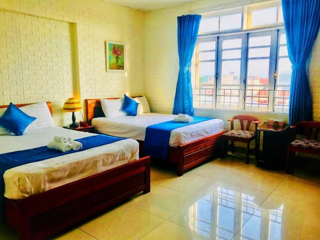 Bed in Whale Ocean View Hotel