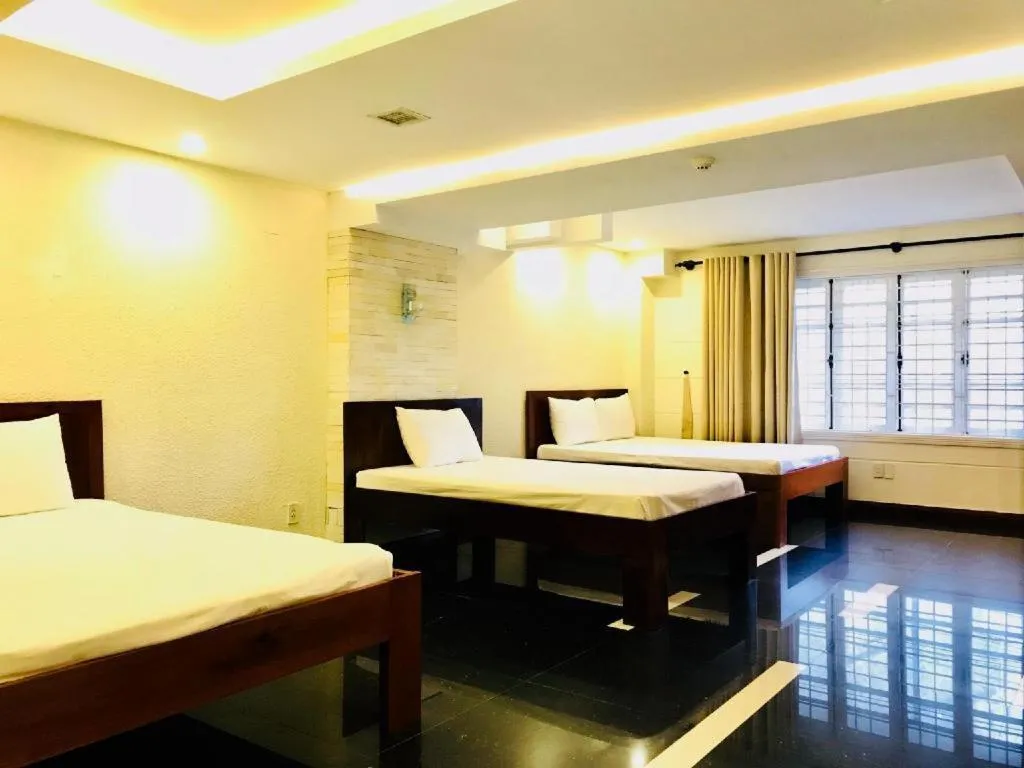 Bed in Whale Ocean View Hotel