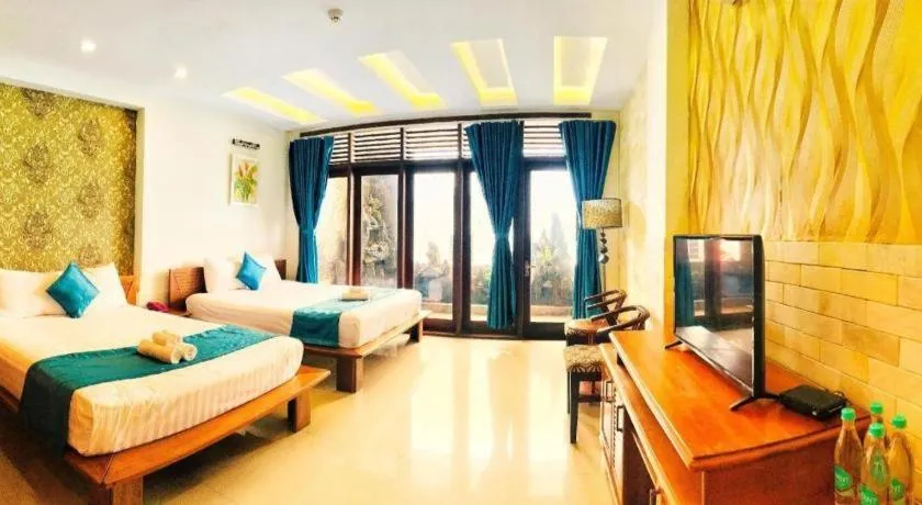 Bed in Whale Ocean View Hotel