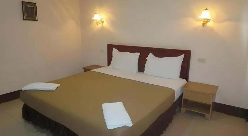 Bed in Chaleunehoung Hotel