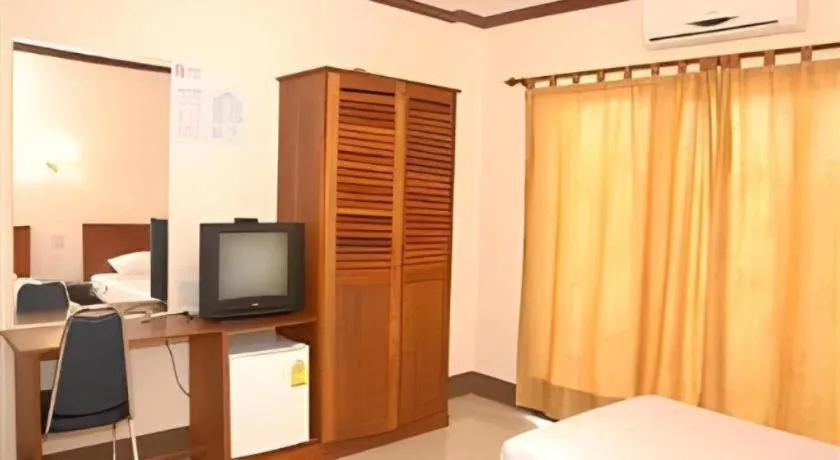 Bed in Chaleunehoung Hotel