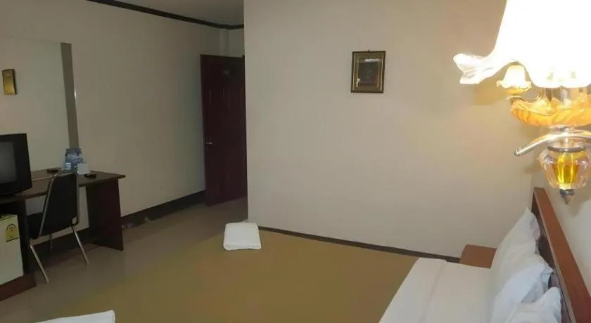 Bed in Chaleunehoung Hotel