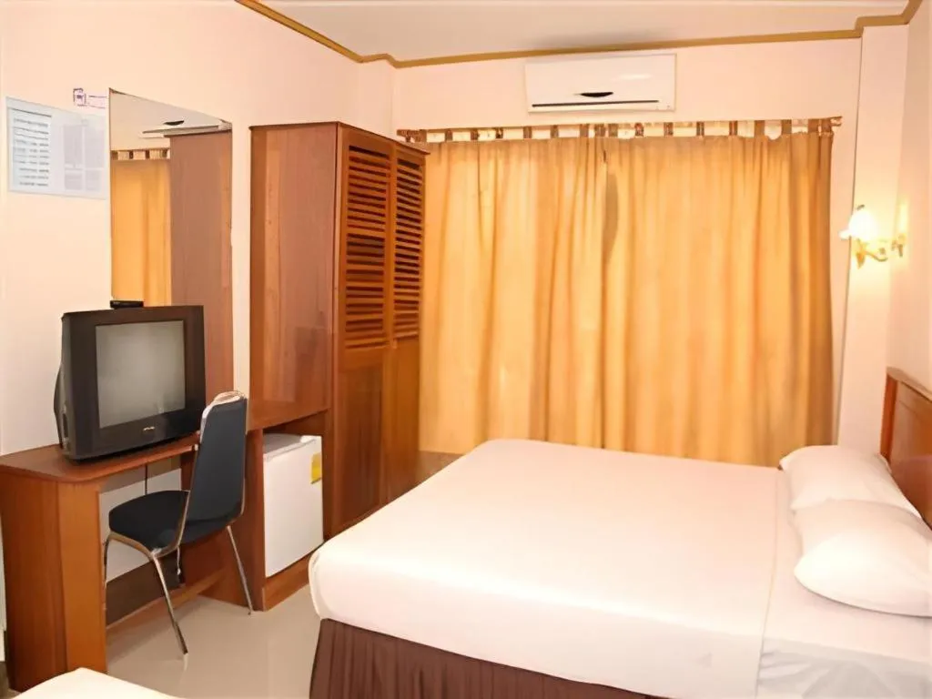 Bed in Chaleunehoung Hotel