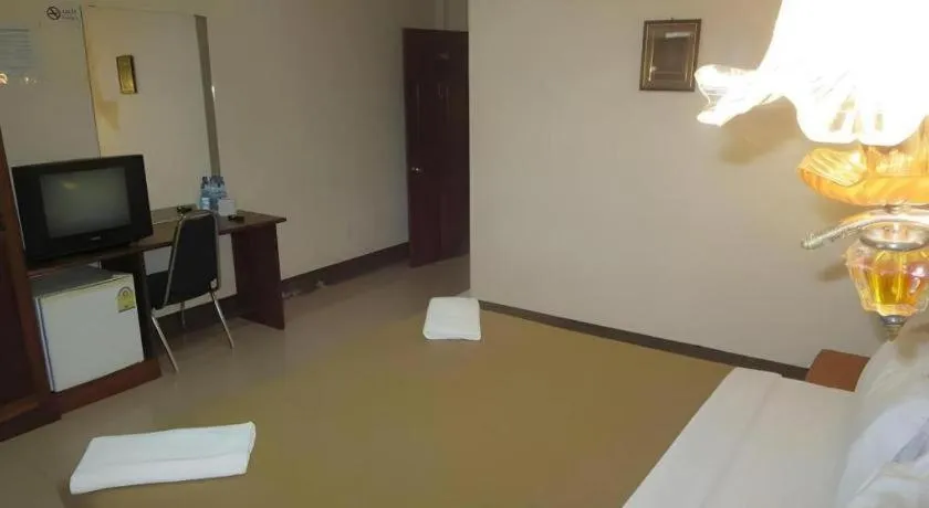 Bed in Chaleunehoung Hotel