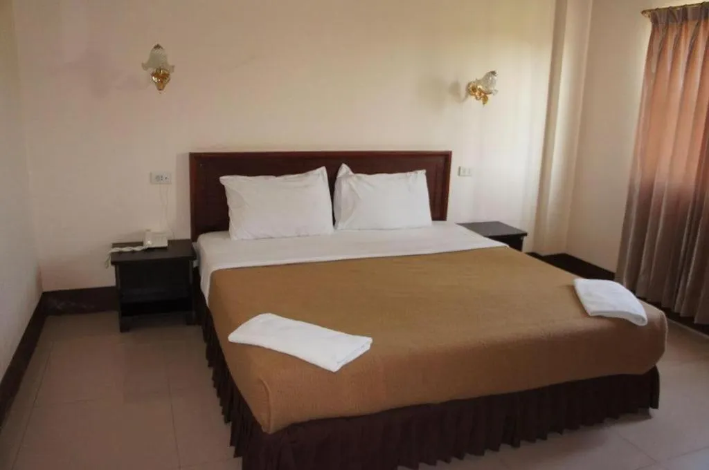 Bed in Chaleunehoung Hotel