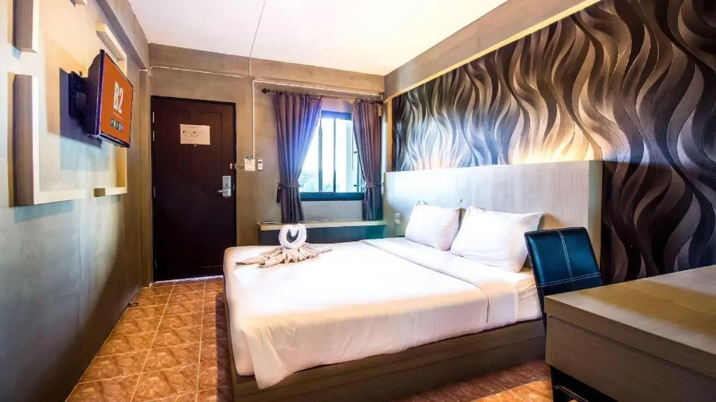 Bed in B2 Lanna Boutique & Budget Hotel