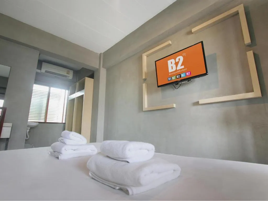 Bed in B2 Lanna Boutique & Budget Hotel