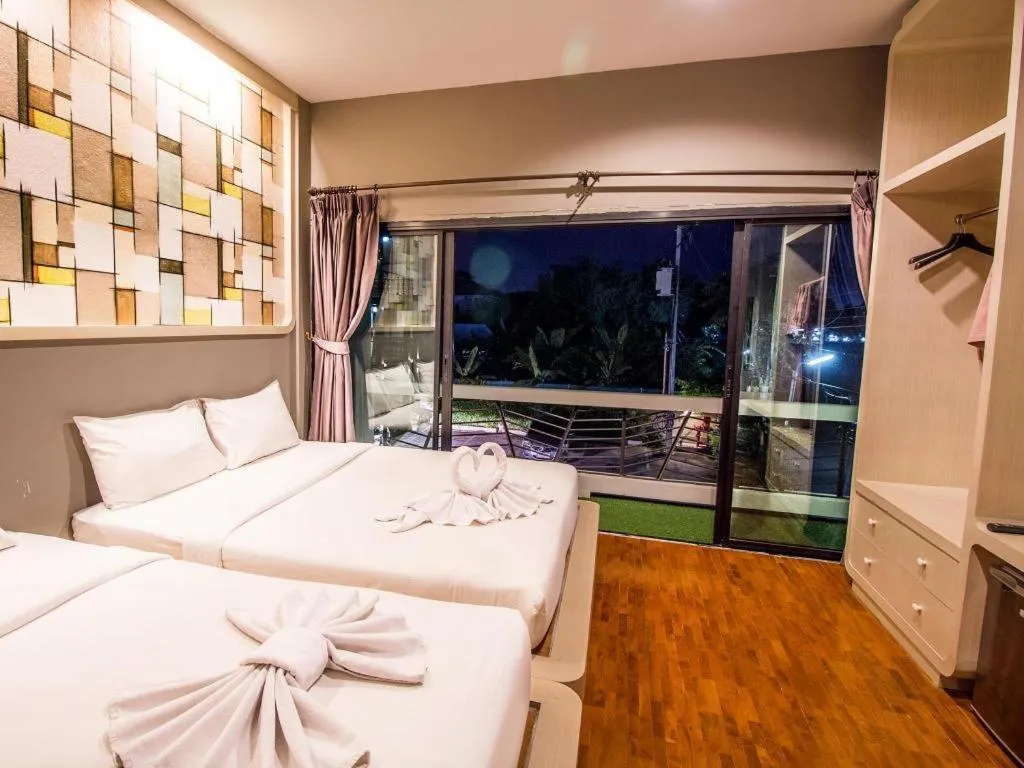 Bed in B2 Lanna Boutique & Budget Hotel