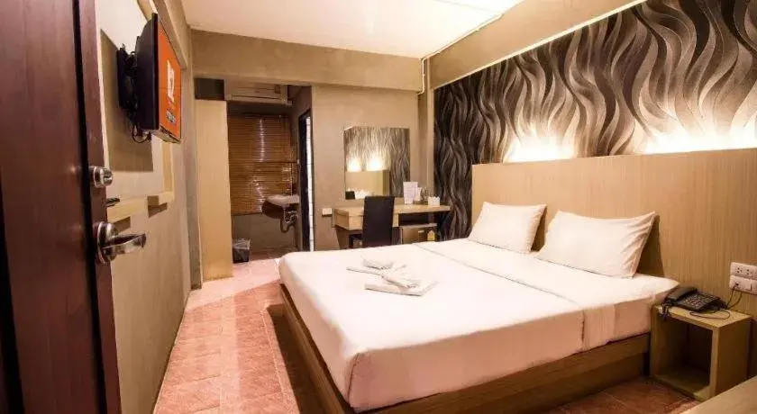 Bed in B2 Lanna Boutique & Budget Hotel Bed in B2 Lanna Boutique & Budget Hotel