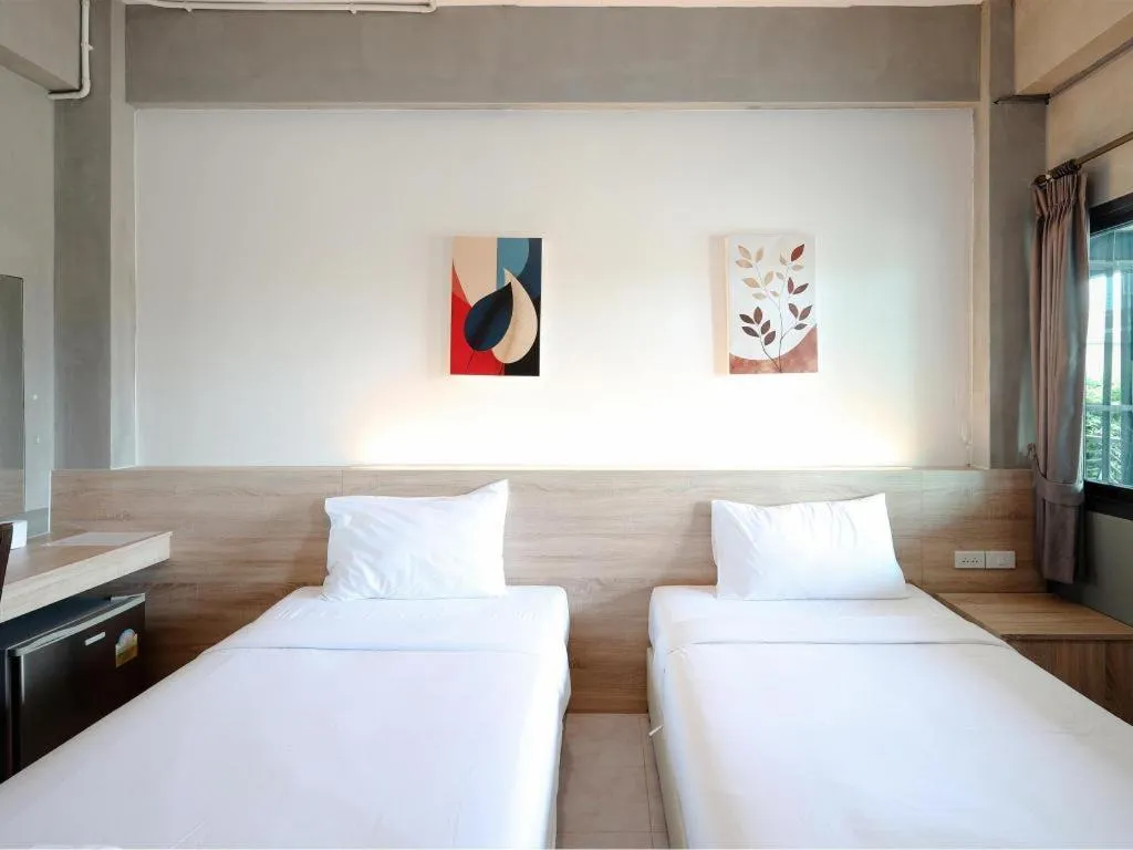 Bed in B2 Lanna Boutique & Budget Hotel